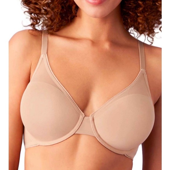 B.TEMPT’D BY WACOAL ETCHED IN STYLE T-SHIRT BRA NATURAL TAN SIZE 34DDD - Picture 1 of 6
